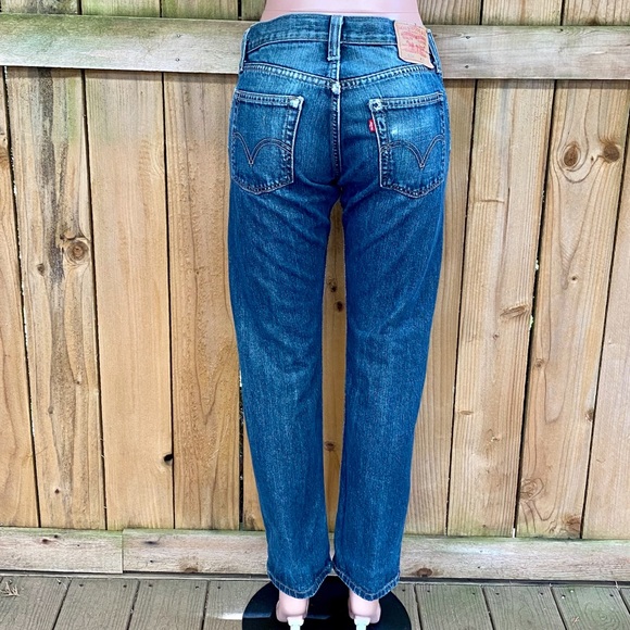 Levis 514 Slim Straight Med Wash Distressed Jean - Picture 2 of 16